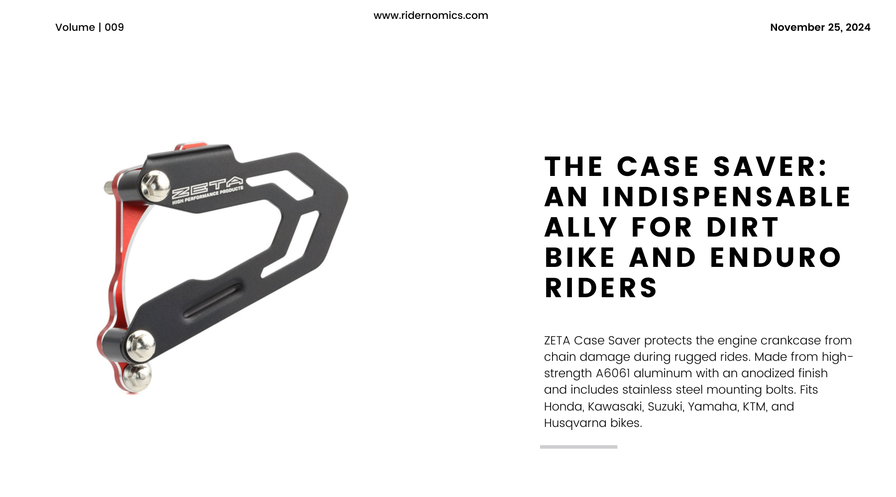 The Case Saver: An Indispensable Ally for Dirt Bike and Enduro Riders