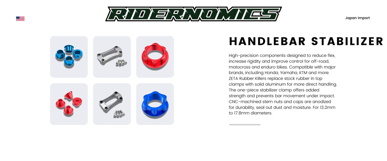 Handlebar Stabilizers, Rubber Killers & Stem Caps for Dirt Bikes Handlebar Stabilizers, Rubber Killers & Stem Caps for Dirt Bikes