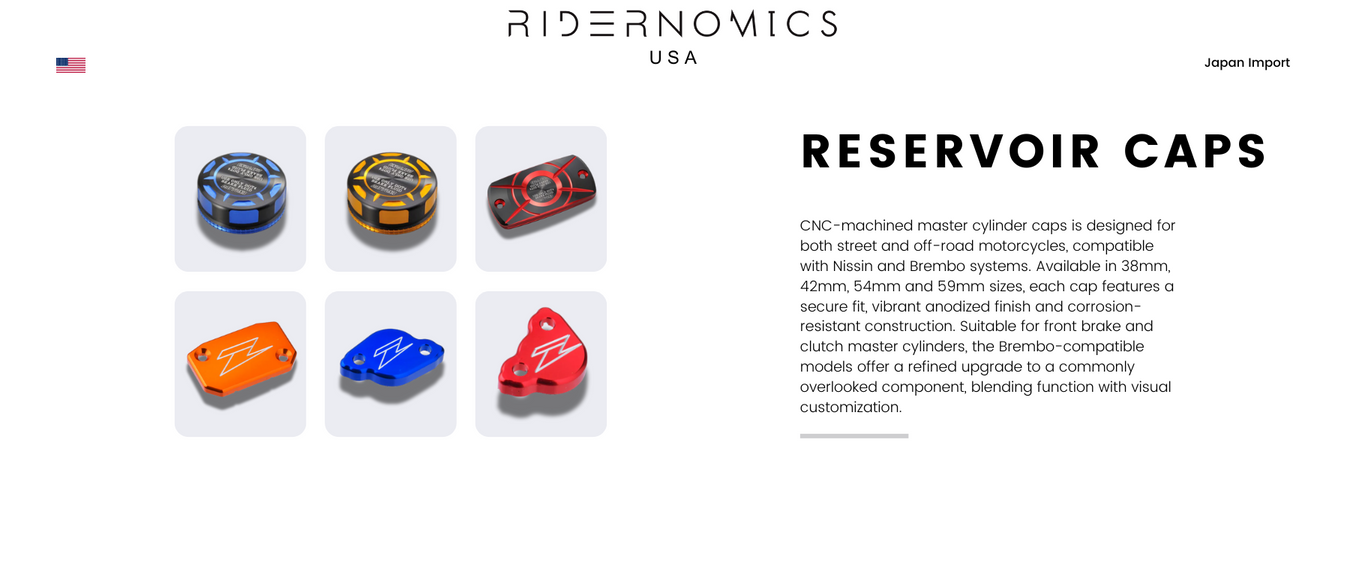 CNC-machined master cylinder caps for street and off-road bikes. Compatible with Nissin and Brembo systems, available in multiple sizes and colors. Anodized for durability and style. Fits front brake and clutch master cylinders for a refined finish.