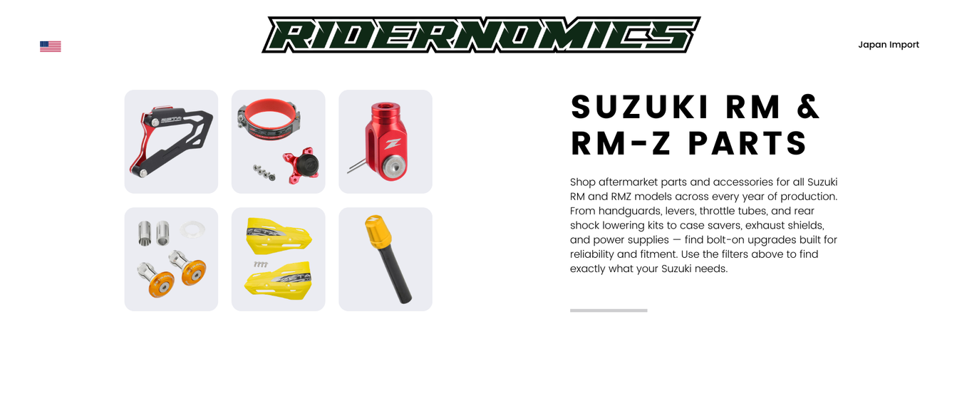 Suzuki RM & RM-Z Parts, Accessories & Performance Upgrades