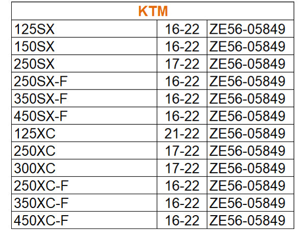 Zeta Lowering Link for KTM 125SX/250SX, Husqvarna TC125/TC250, GasGas MC125/MC250 & More