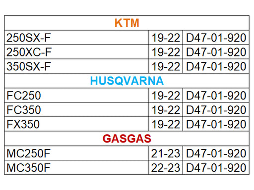 Radiator Hose Kit for KTM 250SX-F/350SX-F, Husqvarna FC250/350, GasGas MC250F & More - Orange