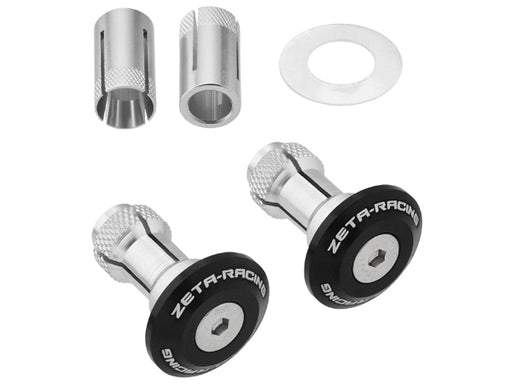 Zeta Motorcycle Bar Ends for 7/8" Handlebar 29mm 2pc - Black