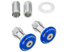Motorcycle Bar Ends for 7/8" Handlebar 29mm 2pc - Blue