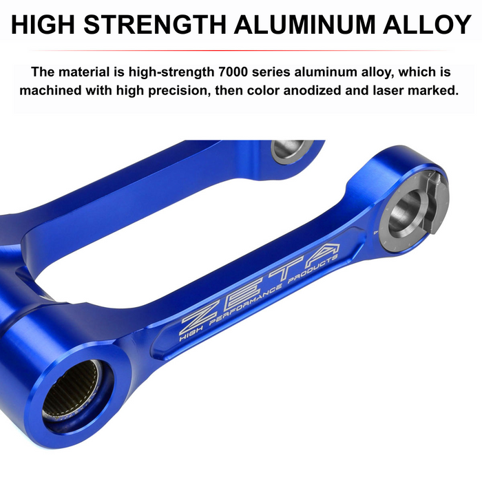 Adjustable Lowering Link Kit for Yamaha WR250R/X – Blue