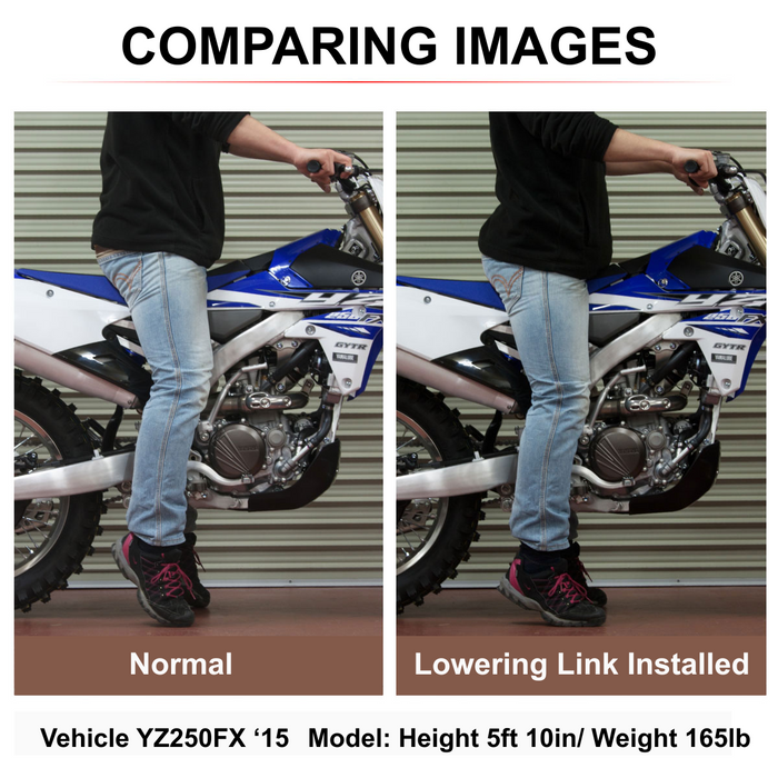 Lowering Link for Honda CRF250L, CRF300L, CRF250 Rally & More - Red