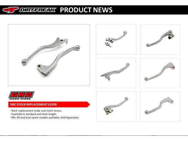 Short replacement brake lever for DJEBEL DR/DRZ/RMX