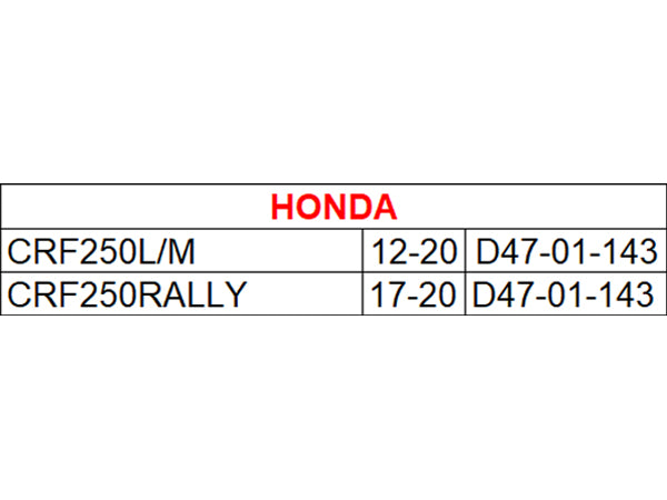 DRC Radiator Hose Kit for Honda CRF250L, CRF250M, CRF250 Rally & More - Red