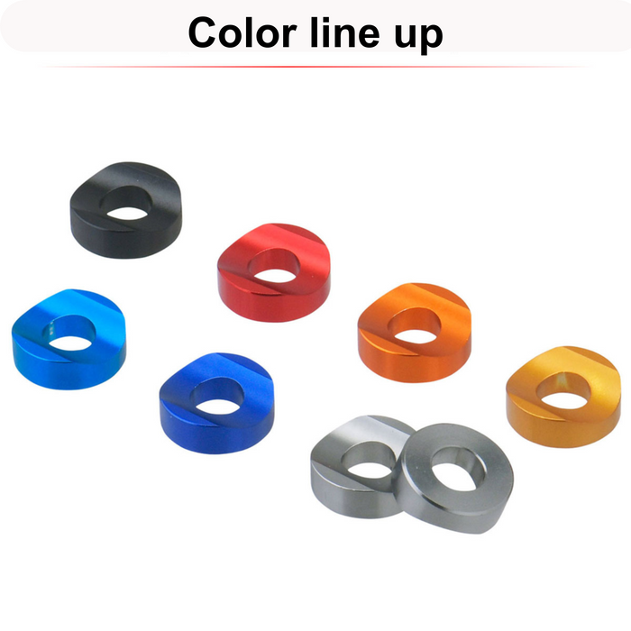 Aluminum Rim Lock Spacer – Beat Stopper Spacer for Curved Rim Surface – 2 Pieces