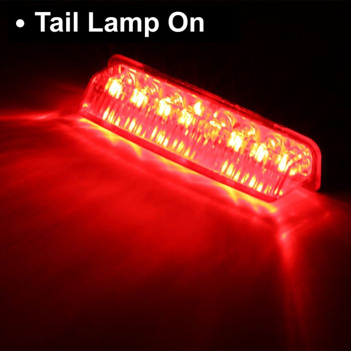 LED Tail Light for Honda CRF250X CRF450X with Brake Light Function, Red