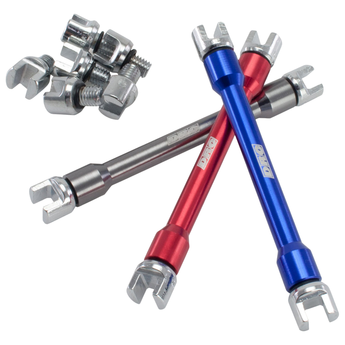 PRO Spoke Wrench – Blue, 8-Size Interchangeable, Aluminum