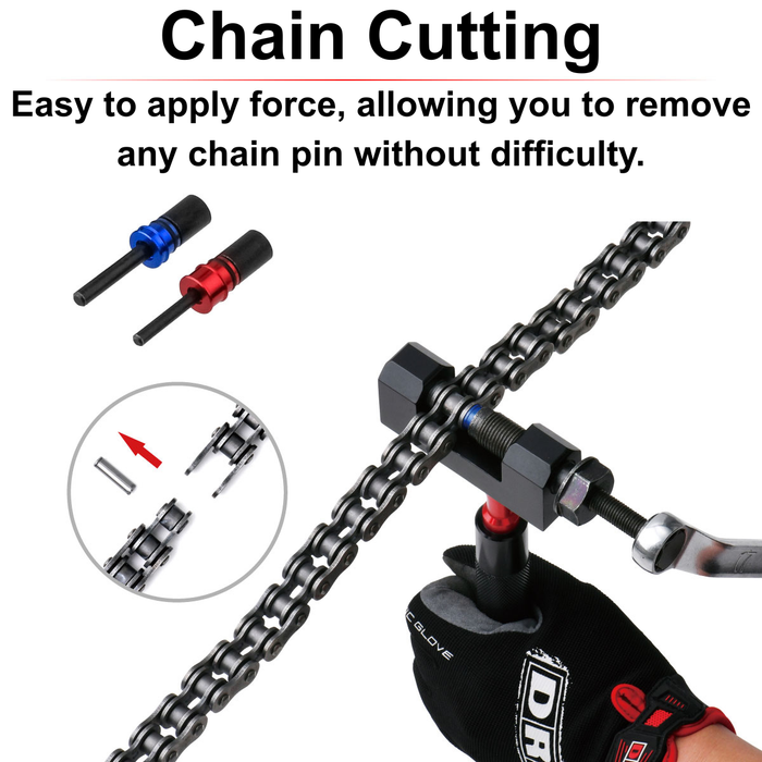 PRO Chain Breaker Tool – Cut, Press & Crimp, 420–530