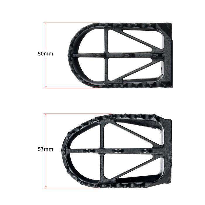 57mm Wide Footpegs for Suzuki V-Strom 250, V-Strom 800 & V-Strom 1050