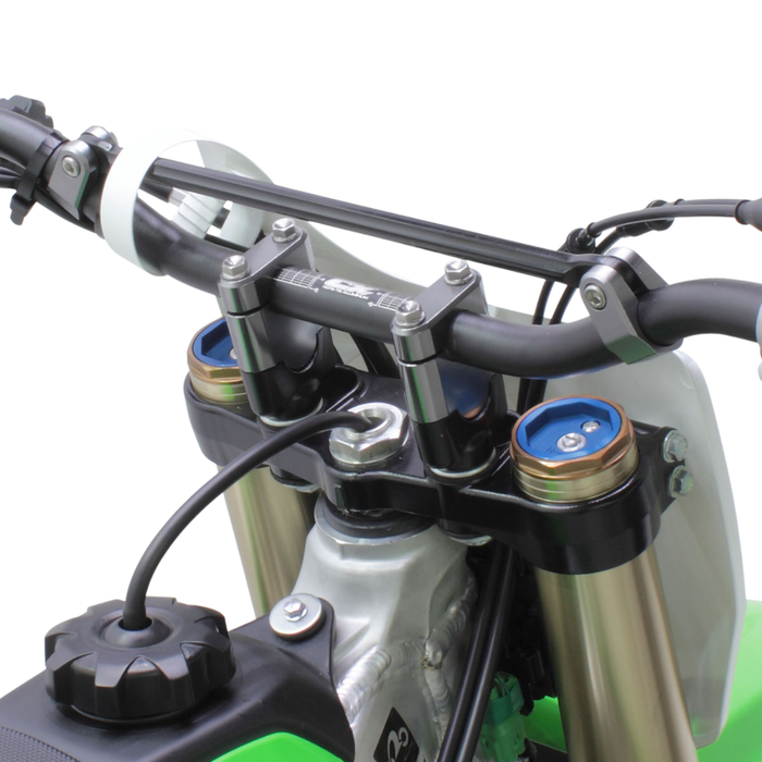 Bar Raise Kit for 22.2mm (7/8") Handlebar – 30mm Height Rise, Black