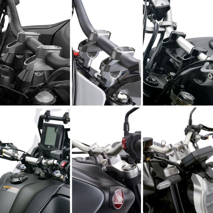 Bar Riser & Offset Kit – 20mm Offset / 26mm Rise | 28.6mm (1-1/8") Handlebar