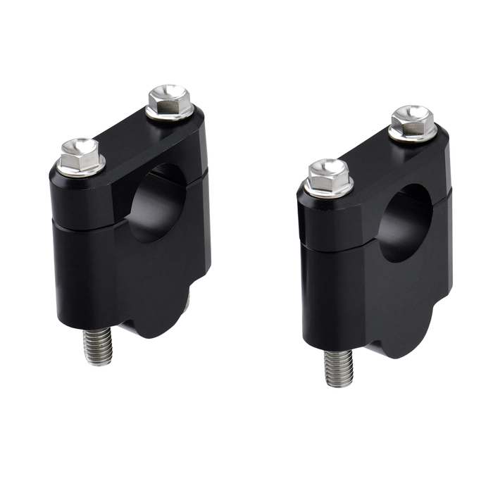 Bar Raise Kit for 22.2mm (7/8") Handlebar – 30mm Height Rise, Black