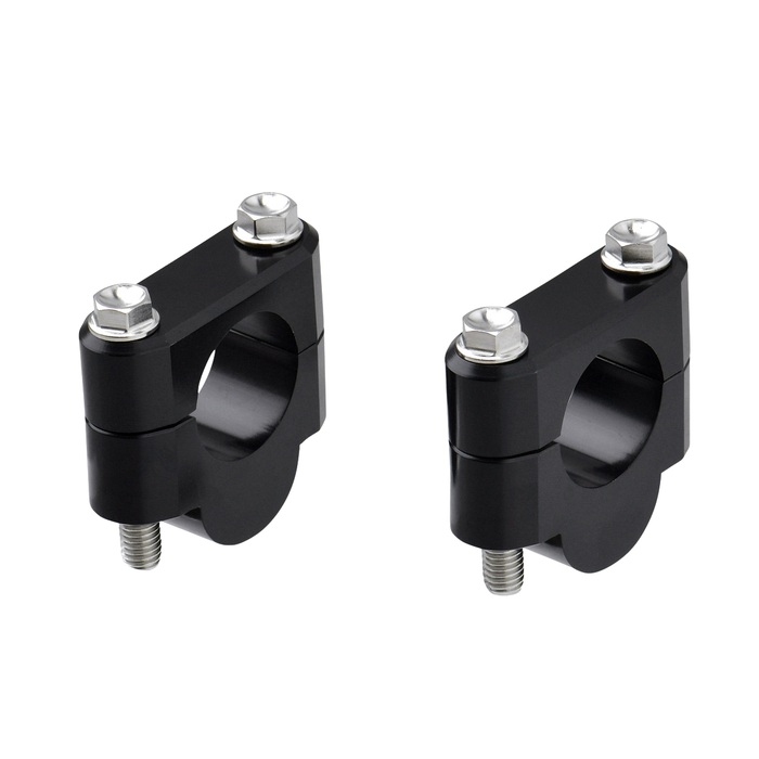 Bar Raise Kit for 28.6mm (1-1/8") Handlebar – 19mm Height Rise, Black