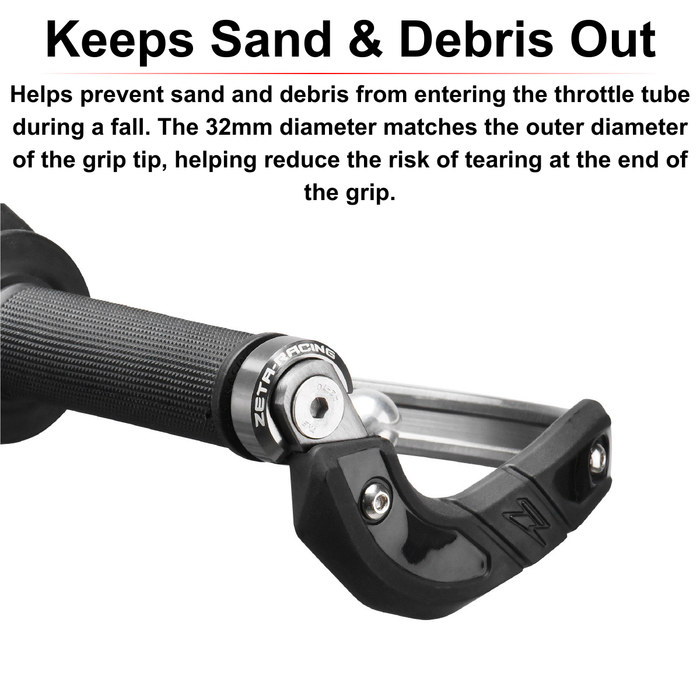 Armor Handguard Bar End Plug – Titanium Color