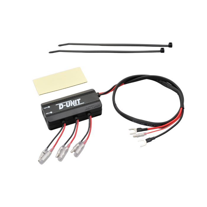 Accessory Power Hub: Provides power for up to 4 accessories such as USB ports, heated grips, or dash cams.

Key-Linked Control: Connects to the main key to switch accessories on and off together.

High Output: Supports a total of up to 20A directly from the battery for stable performance.

Flexible Protection: Equipped with a replaceable low-profile blade fuse to set the required amperage.