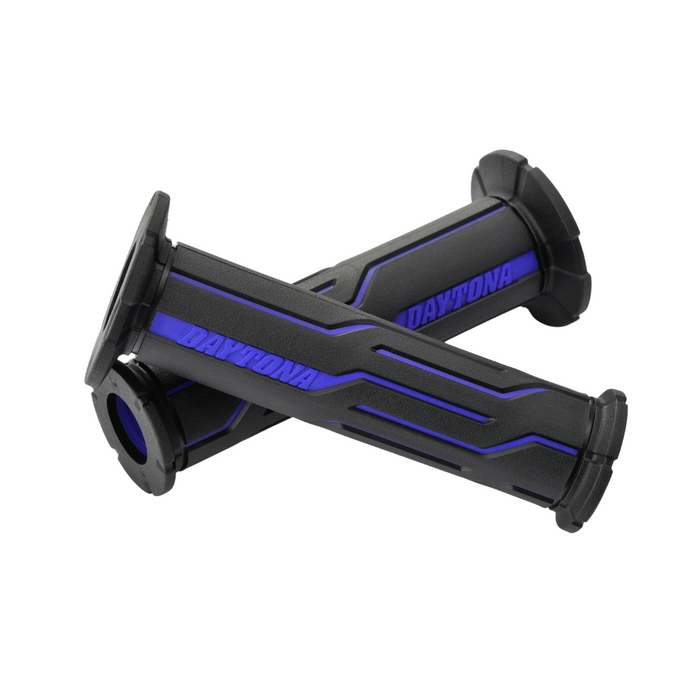 Handlebar Grips Geometric 7/8" (Black / Blue)