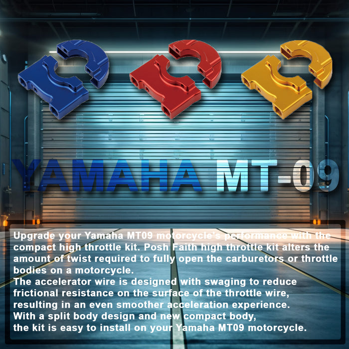 Compact High Throttle Kit for Yamaha MT09