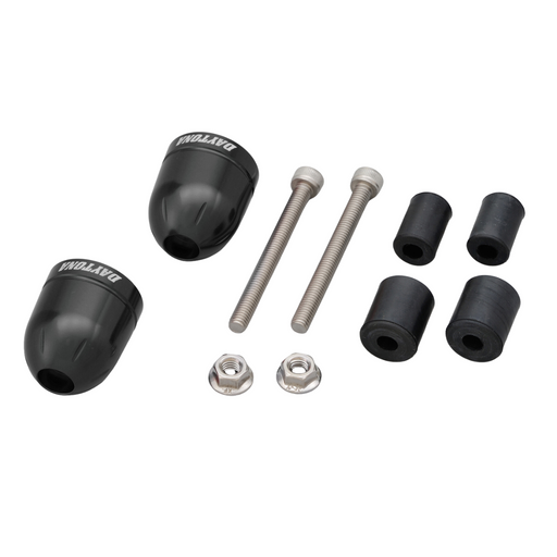 Motorcycle Bar Ends for 7/8" Handlebar - Bullet type Black