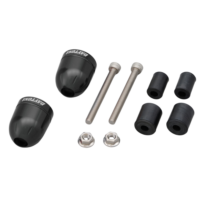 Motorcycle Bar Ends for 7/8" Handlebar - Bullet type Black