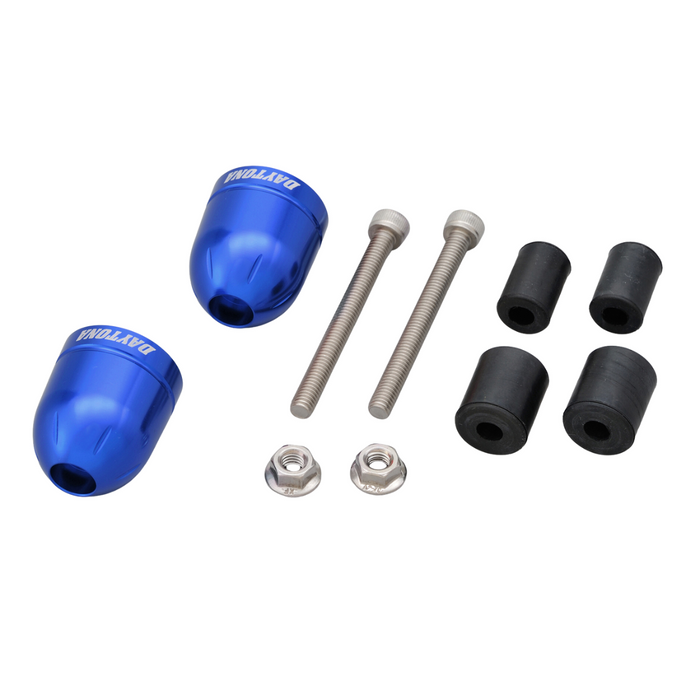 Motorcycle Bar Ends for 7/8" Handlebar - Bullet type Blue