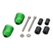 Motorcycle Bar Ends for 7/8" Handlebar - Bullet type Green