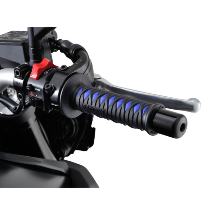 Motorcycle Grips Blue