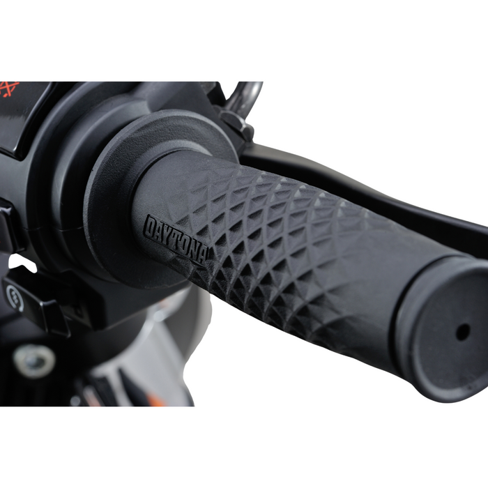 Motorcycle Handlebar Grip Grill 1" (Closed end / Black)