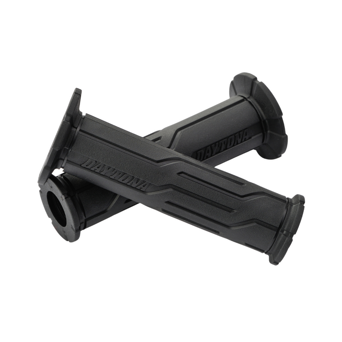 Motorcycle Handlebar Grips Geometric 7/8" (Black / Black)