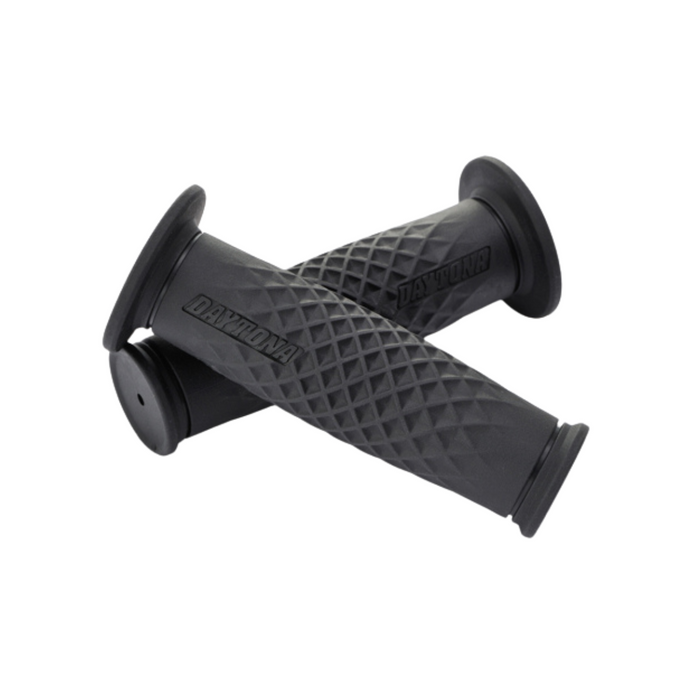 Motorcycle Handlebar Grips Grill 1" (Closed end / Black)