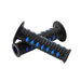 Motorcycle Handlebar Grips Katana 7/8" (Black / Blue)