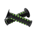 Motorcycle Handlebar Grips Katana 7/8" (Black / Green)