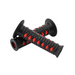 Motorcycle Handlebar Grips Katana 7/8" (Black / Red)