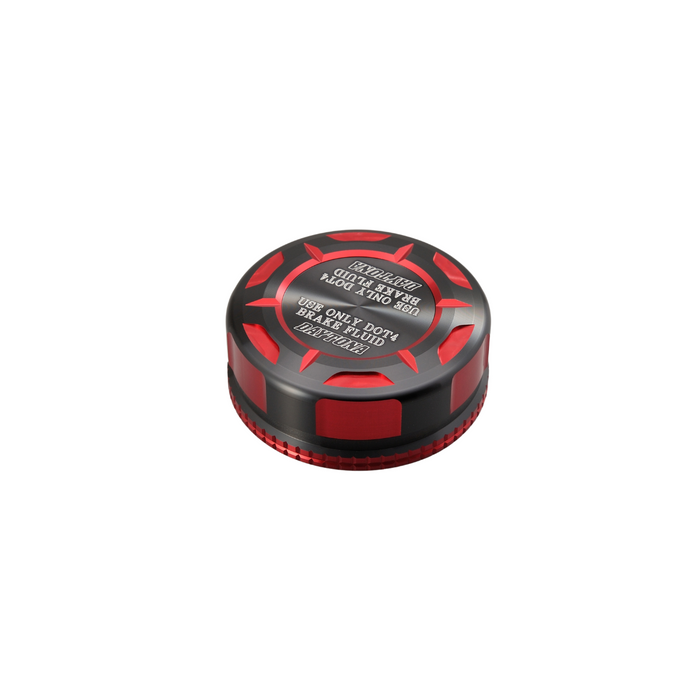 Motorcycle Master Cylinder Cap for Nissin 38mm - Kawasaki Red