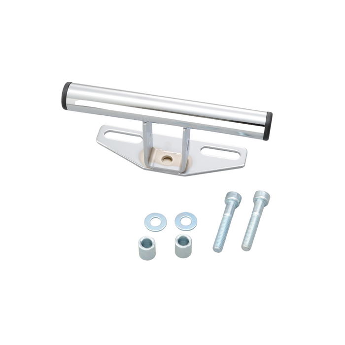 Motorcycle Mount Bar Attach Gadgets Handlebar Clamp (155mm) Chrome