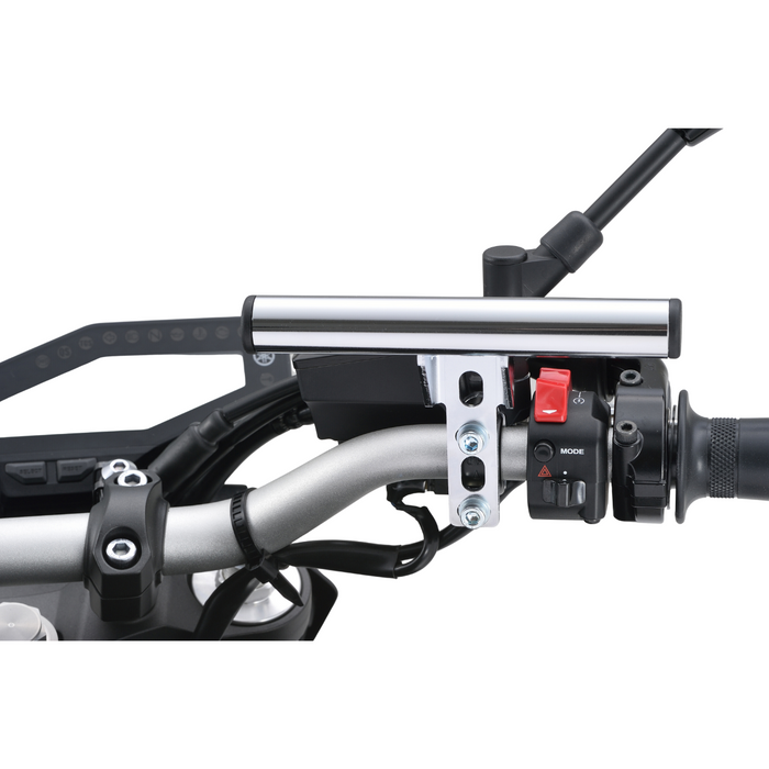 Motorcycle Mount Bar Attach Gadgets Master Cylinder Clamp (155mm) Handlebar Chrome