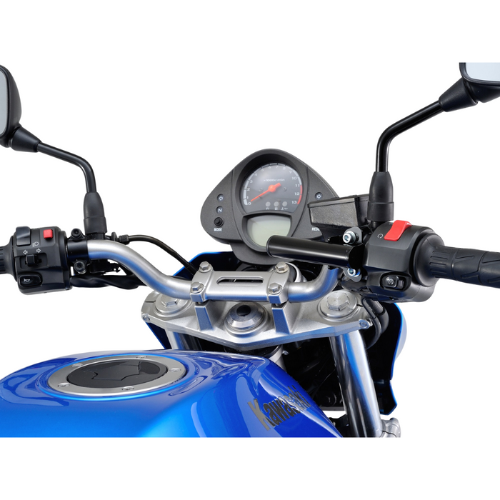 Motorcycle Mount Bar Attach Gadgets Master Cylinder Clamp (low) (100mm) Black Handlebar