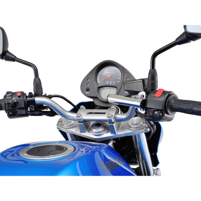 Motorcycle Mount Bar Attach Gadgets Master Cylinder Clamp (low) (100mm) Chrome Handlebar