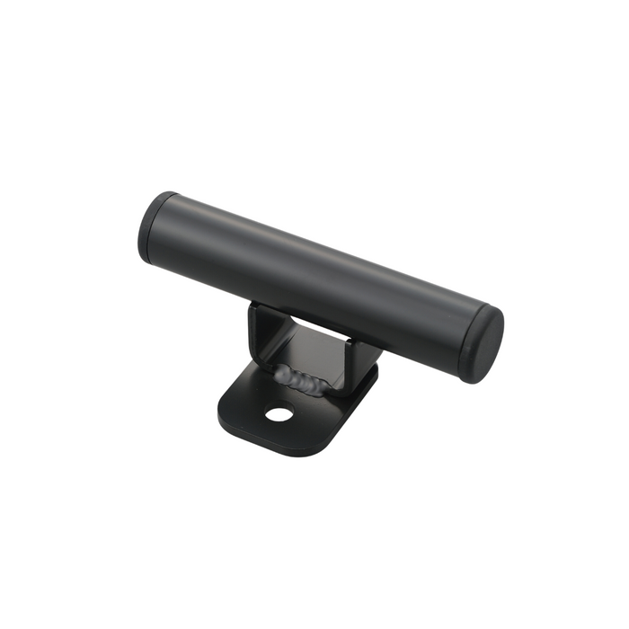 Motorcycle Mount Bar Attach Gadgets Stem Hole Clamp (100mm) Black