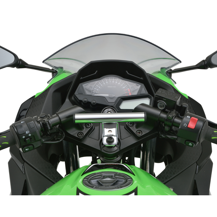 Motorcycle Mount Bar Attach Gadgets Stem Hole Clamp (155mm) Handlebar