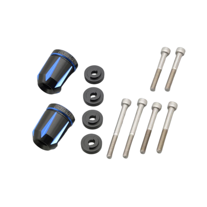 Motorcycle bar ends Honda Suzuki Yamaha Blue