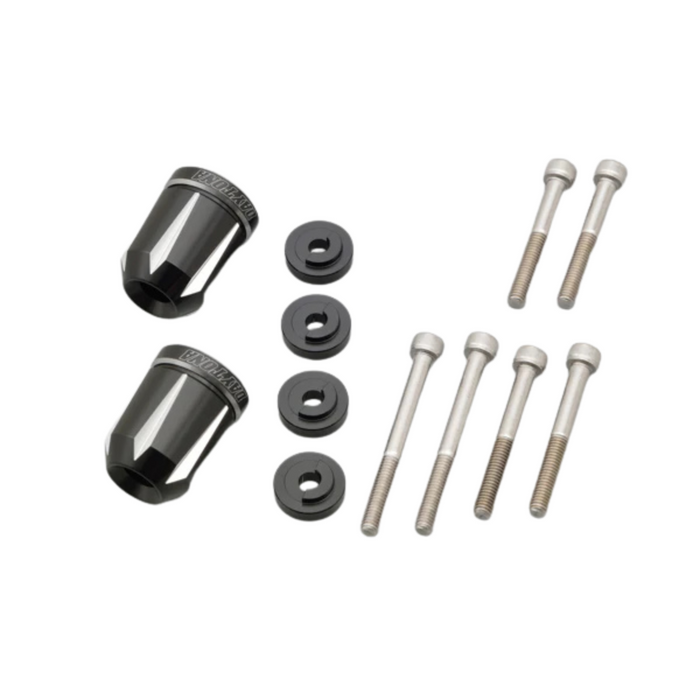 Motorcycle bar ends Honda Suzuki Yamaha Silver