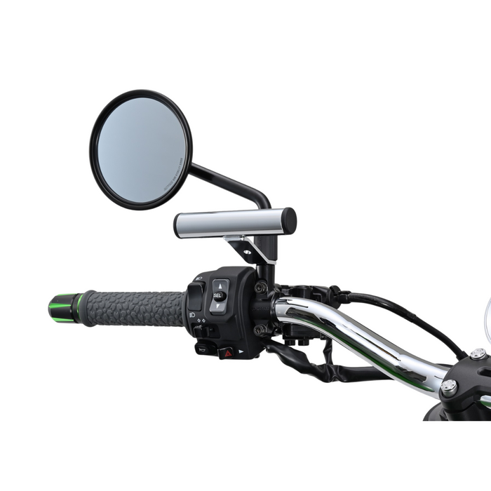 Mount Bar Attach Gadgets Mirror Clamp (100mm) Chrome