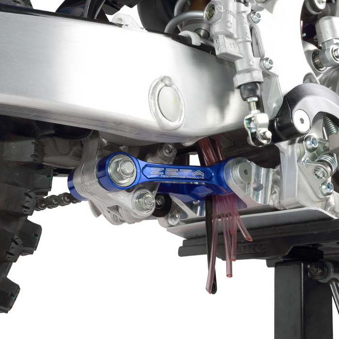 Adjustable Lowering Link Kit for Yamaha YZ250F, YZ450F, WR250F & More – Blue