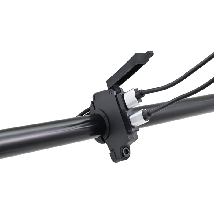 USB SLIM Dual Port Charger for Motorcycle Handlebar (60W)