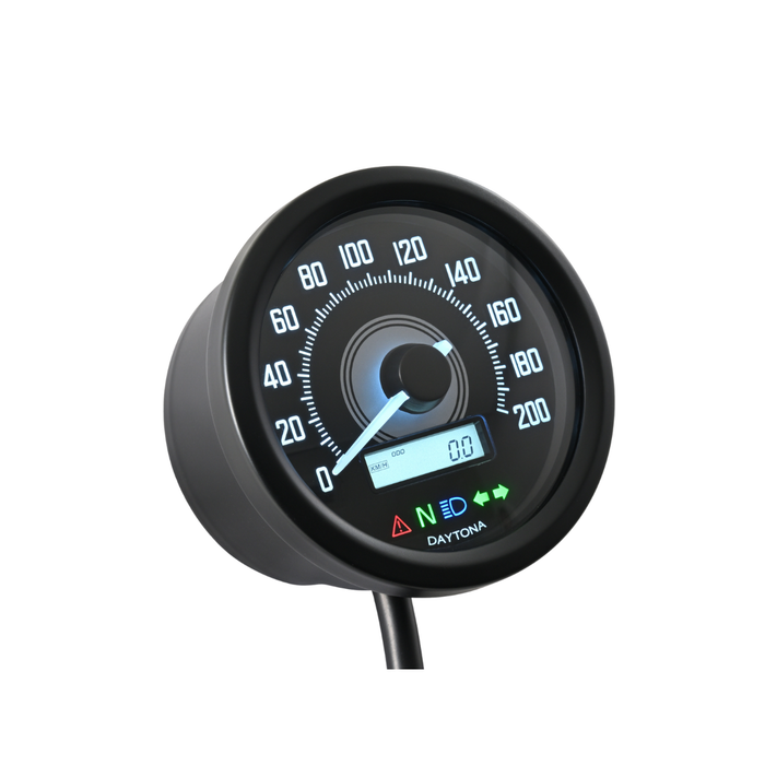 60mm Electric Speedometer – 200MPH Low-Profile Gauge for