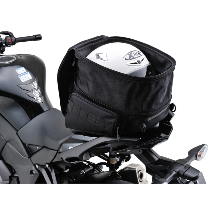 Seat Bag (All Purpose) H7.5–12.2 × W11.0 × D13.6 (in) 13–26 (liters)